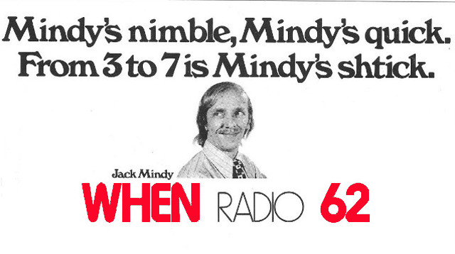 PM Drive Radio Personality Jack Mindy 62 WHEN Radio Syracuse  1972